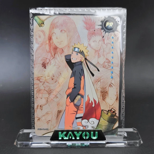 NARUTO UZUMAKI - PR-002 - Sealed English Box Topper Promo Naruto