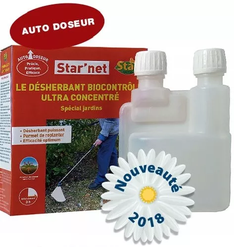 DESHERBANT PUISSANT ULTRA CONCENTRE BIO CONTROLE permet de replanter effet 3H