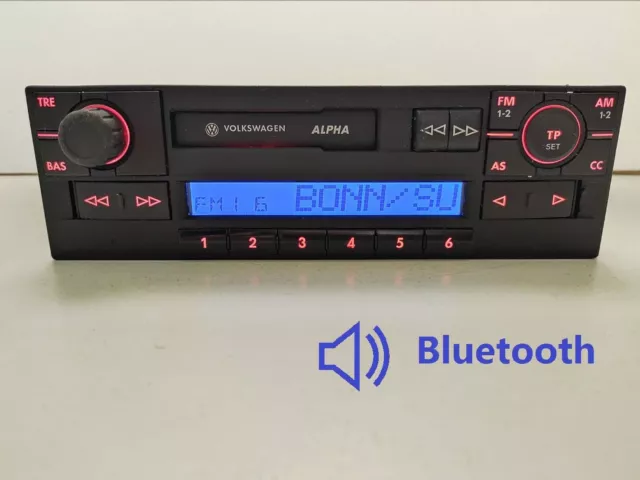 VW Autoradio BLUETOOTH Alpha V Golf  Passat Radio BLUETOOTH + Radiocode