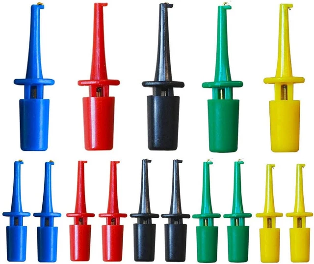 Sonde Multimètre Testeur Silicone électrique Cordon flexible prise Banane Clip
