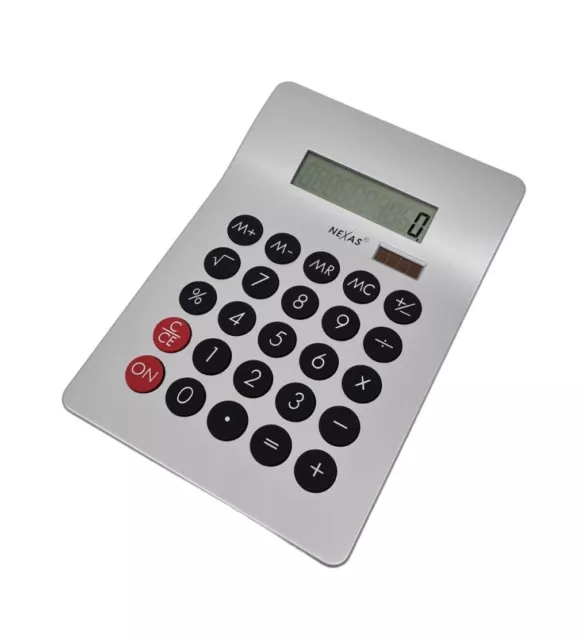 Office Taschenrechner Kalkulator Große Anzeige Batterie Solarbetrieb Büro Schule