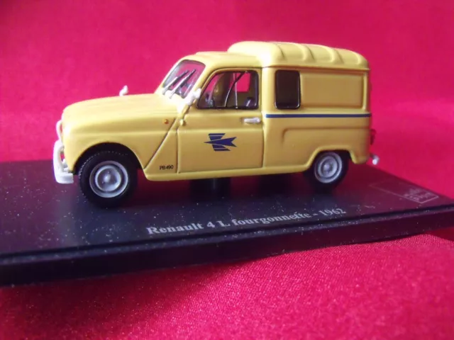 1/43  Norev pour Atlas LA POSTE - RENAULT 4 L Fourgonnette - 1962