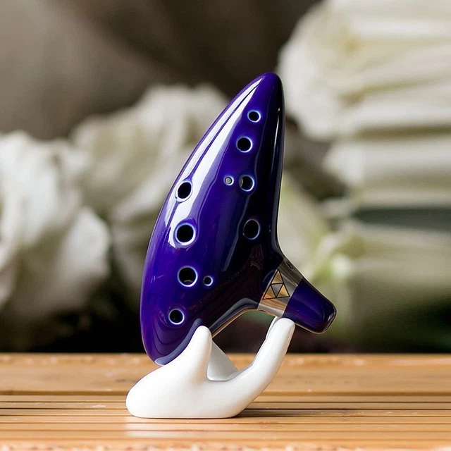 The Legend Zelda Flöte Okarina Ocarina of Time 12 Löcher Loch Ceramic Alto C