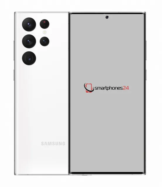 Samsung Galaxy S22 Ultra 128GB Phantom White Weiß 8GB SM-S908B/DS NEU OVP