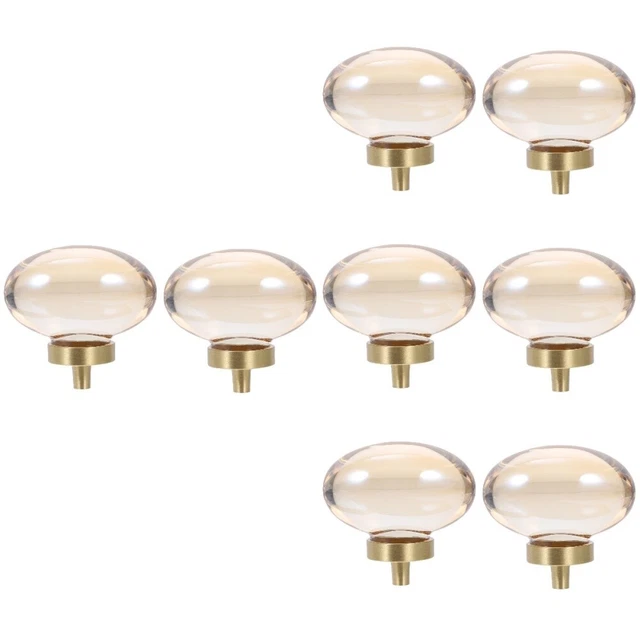 8 Pcs knobs for dresser drawers Boutons De Commode En Cristal Poignées Pour Tiro