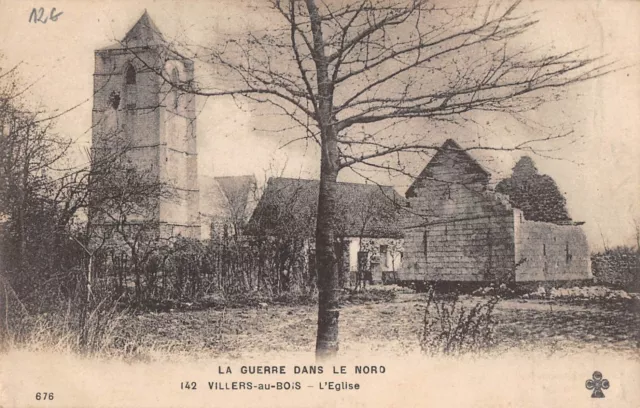 Dep 62 Villers Au Bois Eglise