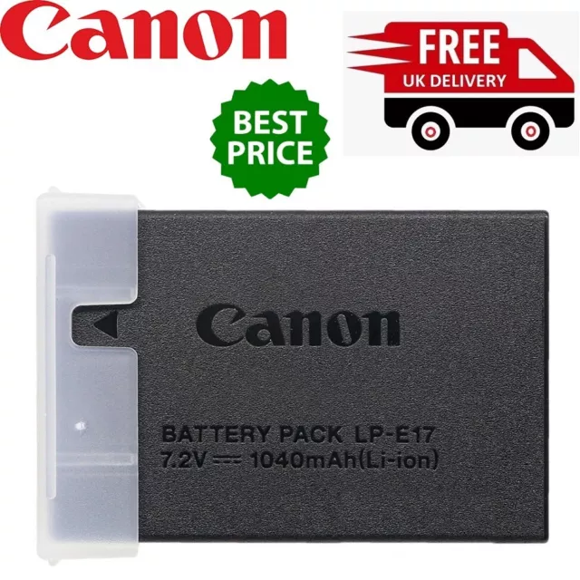 Canon LP-E17 1040 mAh 7,2 V Akku Pack für Canon EOS 9967B002 (UK)