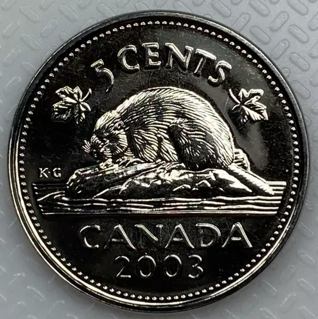 2003Wp Canada 5 Cents Proof-Like Nickel Coin