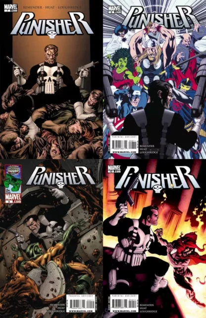 Punisher #7-10 (2009-2010) Volume 8 Marvel Comics - 4 Comics