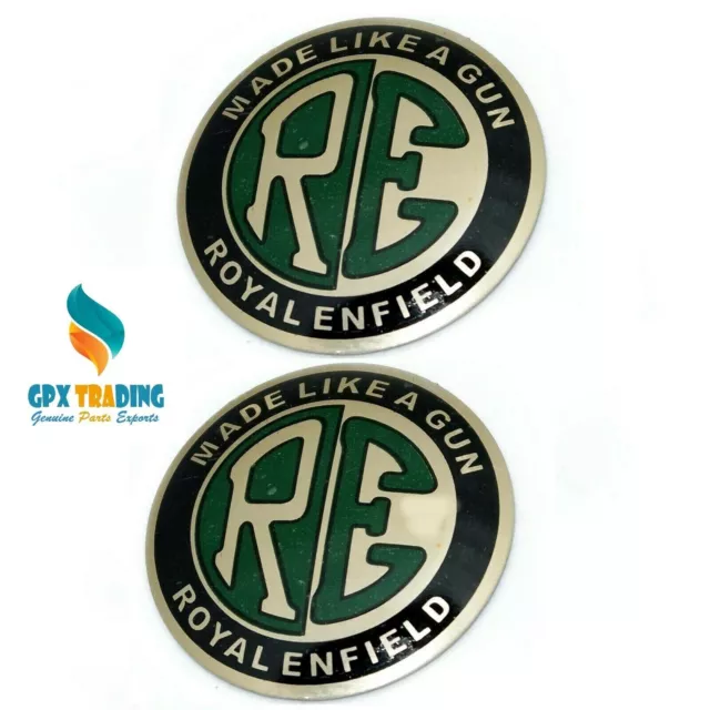 Re Logo Carburante Serbatoio Decalcomania Distintivo Emblema Per Royal Enfield