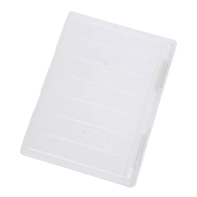 Plastic File Organizing Box Square Shape Certificate File Container