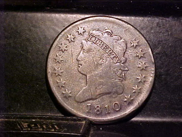 1810 U.s. Large Cent  Fine To Very Fine
