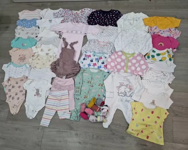 *F*A*B*baby girl clothes bundle 0-3 months