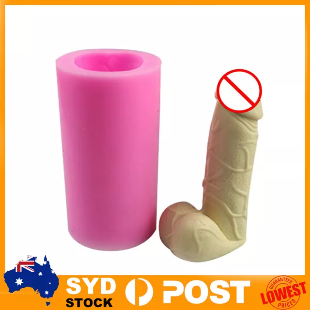 12.5cm Willy 3D Penis Hen Party Mould Mold Cake Fondant Sugarcraft Soap Candle