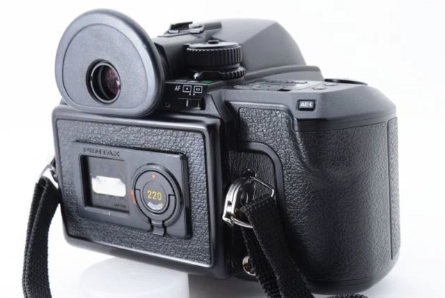 All Works【TOP MINT】 PENTAX 645  N II Body Medium Format 220 Film Back From JAPAN 3