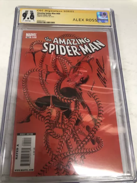 Amazing Spider-Man (2009) #600 (CGC 9.6 SS) Signed By Alex Ross !