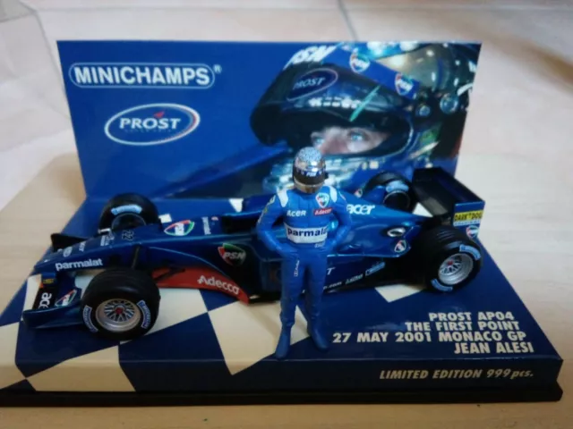 MINICHAMPS PROST AP04 1:43 Alesi first point Monaco gp EUR