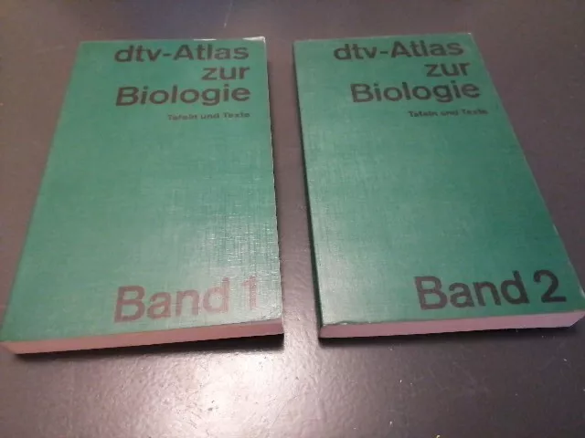 dtv-Atlas zur Biologie Band 1+2 - Guter Zustand