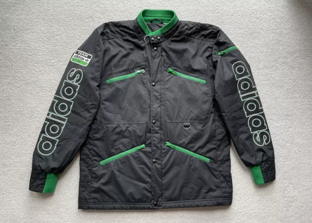 Adidas Team Mens Rare Sample Enduro Driving Motorcross Jacket Black Size Medium