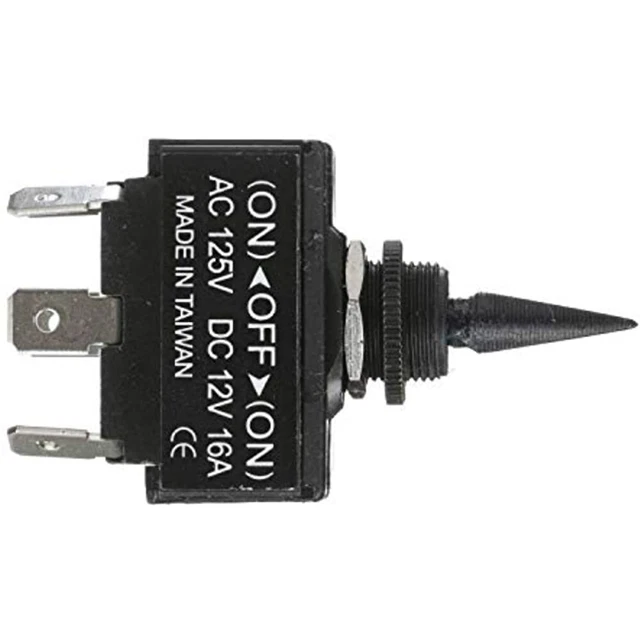 12031 3-Position Toggle Switch Momentary On/Off/Momentary On, One Size Sports
