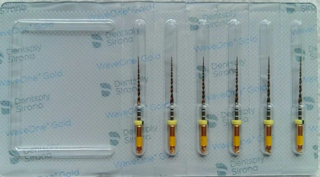 10Pks Waveone Gold Wave One Endodontic File Root Canal Dentsply 6pcs/Pk