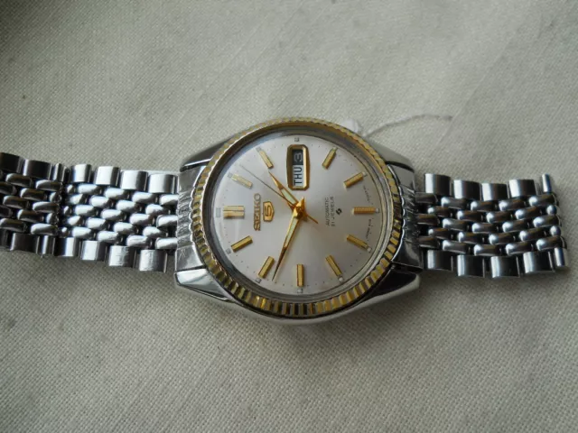 NEW OLD STOCK,1968 Superb Seiko President, Auto 21 Jewels, Gold/Ss,Serviced!  EUR ,88 - PicClick FR