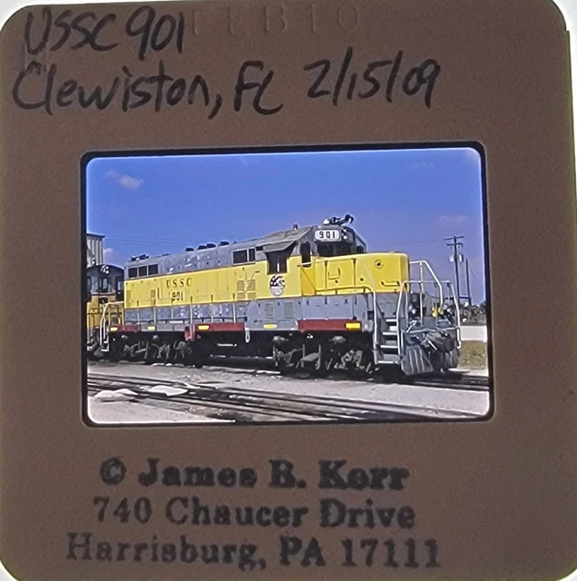 US Sugar USSC GP7 901 Ex Seaboard Air Line SAL Original Fujichrome Slide