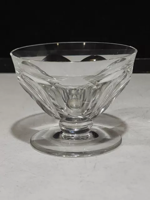 1- Signed Baccarat VALANCAY Crystal Champagne Sherbet Glass Bowl