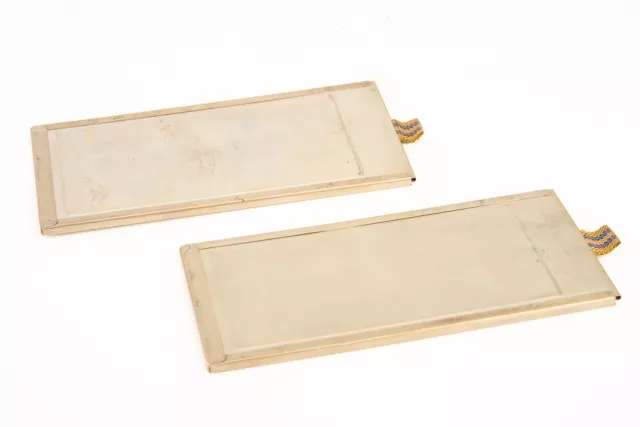 2 Elge Glass Plate Film Holders for Gaumont Stereo Camera 6 x 13cm Very RARE V17