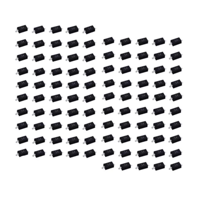 100 Pieces 1N5819W S4 SMD Schottky Diodes Sod-123 Durable 40V 1A for Various