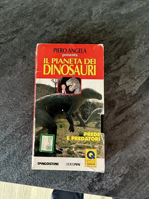 VHS FILM CARTONATA I PRIMI DINOSAURI Il dei PIERO ANGELA DE