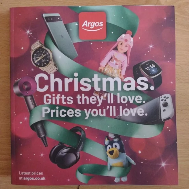 2022 CHRISTMAS ARGOS Catalogue Gifts They Love Brochure £3.99 PicClick UK