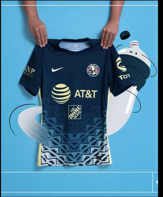 Nike Club America Henry Martin Away Jersey w/ Liga MX Patch 22/23