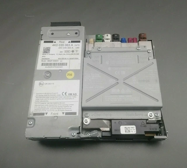 Mib Computer ORIGINAL AUDI A6 A7 Q8 Central Computer MIB2P ZSB001 AU 4K0035063A £741 ...