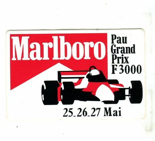 Autocollant Vintage Marlboro Adventure Team Années 80 - Sticker Rétro Collection, Italie