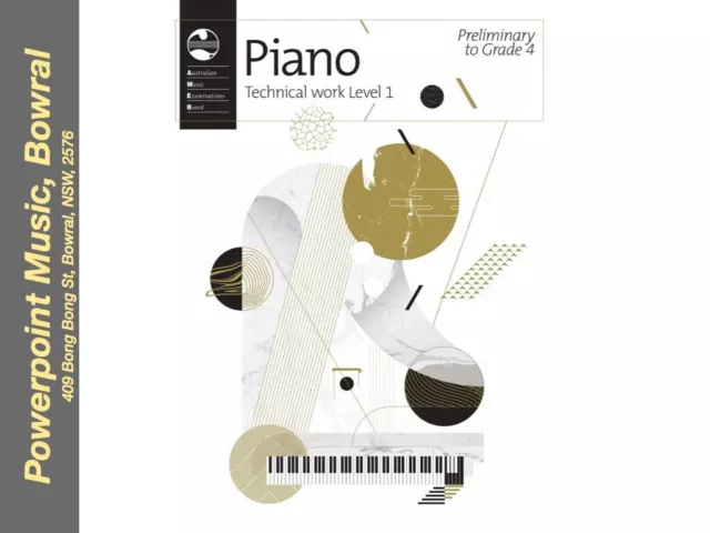 AMEB Piano Series 18 - Technical Work Lev 1 Preliminary to Grade 4