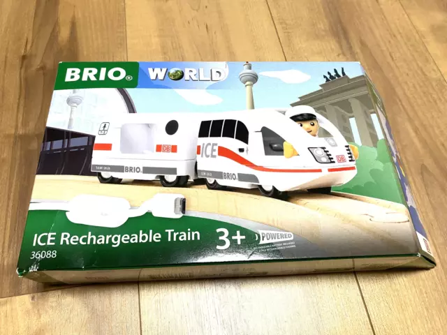 BRIO World Railway Series USB Rechargeable ICE Train 36088 Electric Vehicle