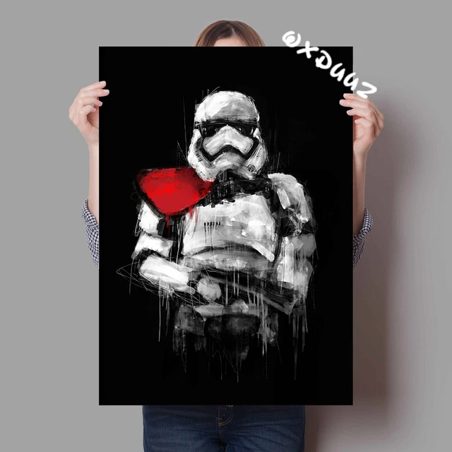 Tableau Sur Toile Star Wars 50x70 Cm – Déco Murale Salle Geek