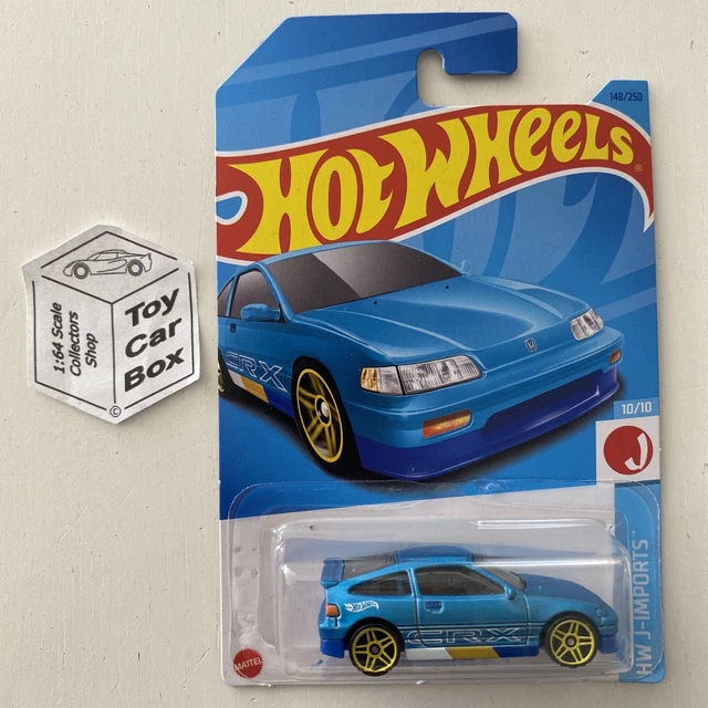 2023 HOT WHEELS 148 88 Honda CR X Blue 10 HW J Imports