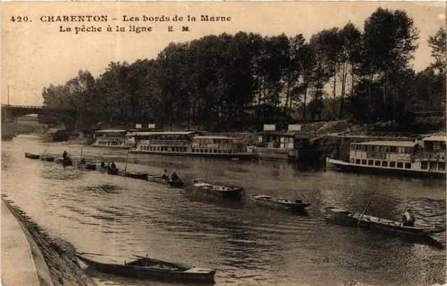 CPA CHARENTON Les Bords de la Marne La Peche a la ligne (600210)