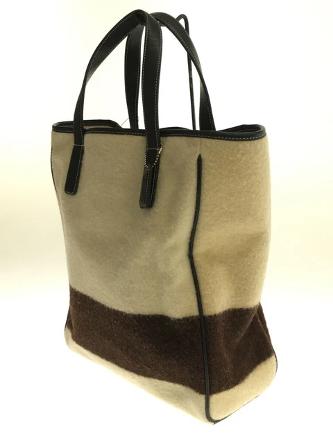 Coach Old Wool Tote Bag/Crm G05-8128 Bag