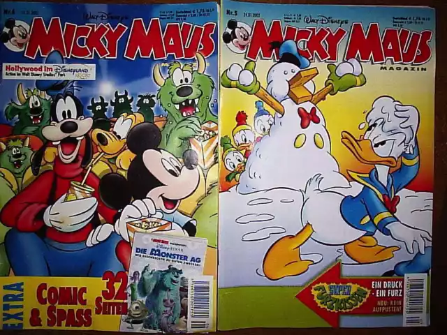 Micky Maus Magazine nach Wahl aus dem Jahr 2002