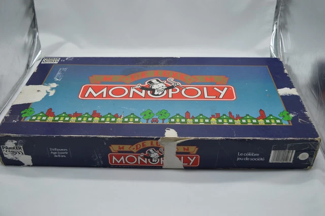 Monopoly En Bois - Coffret NOSTALGIE 2001 - Parker Brothers