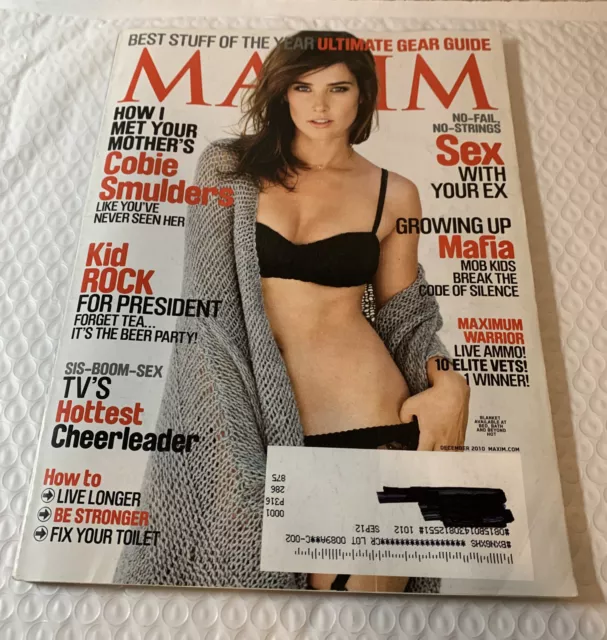 maxim magazine Dec 2010 Issue Cobie Smulders