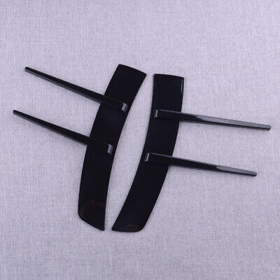 1Pair Black Front Side Fender Wing Air Vent Cover Trim Universal For Car