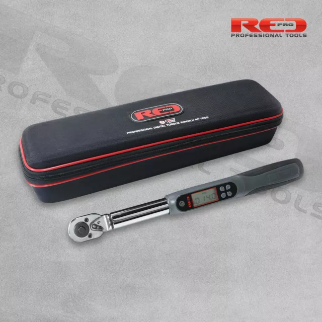 Red Pro Tools 3/8" Drive Digital Torque Wrench (370mm)