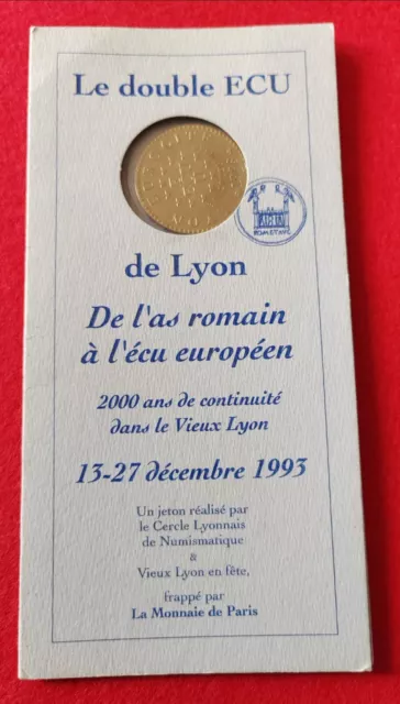 🌟1 Ecu De Lyon 1993 Ecus Des Villes