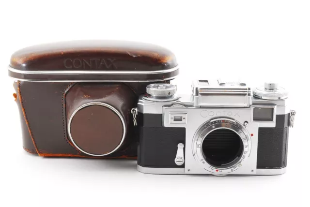 LATE MODEL ZEISS Ikon Contax iiia Silver 35mm Film Rangefinder Camera ...