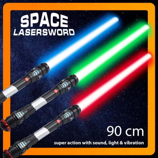 Laserschwert Lichtschwert Sound Star Wars Schwert Licht Sound Vibration 108cm XL