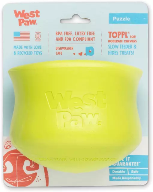 West Paw Zogoflex Toppl Treat Dispensing Dog Toy Puzzle – Giocattoli Interattivi